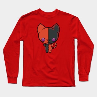 Red Harlekitten Long Sleeve T-Shirt